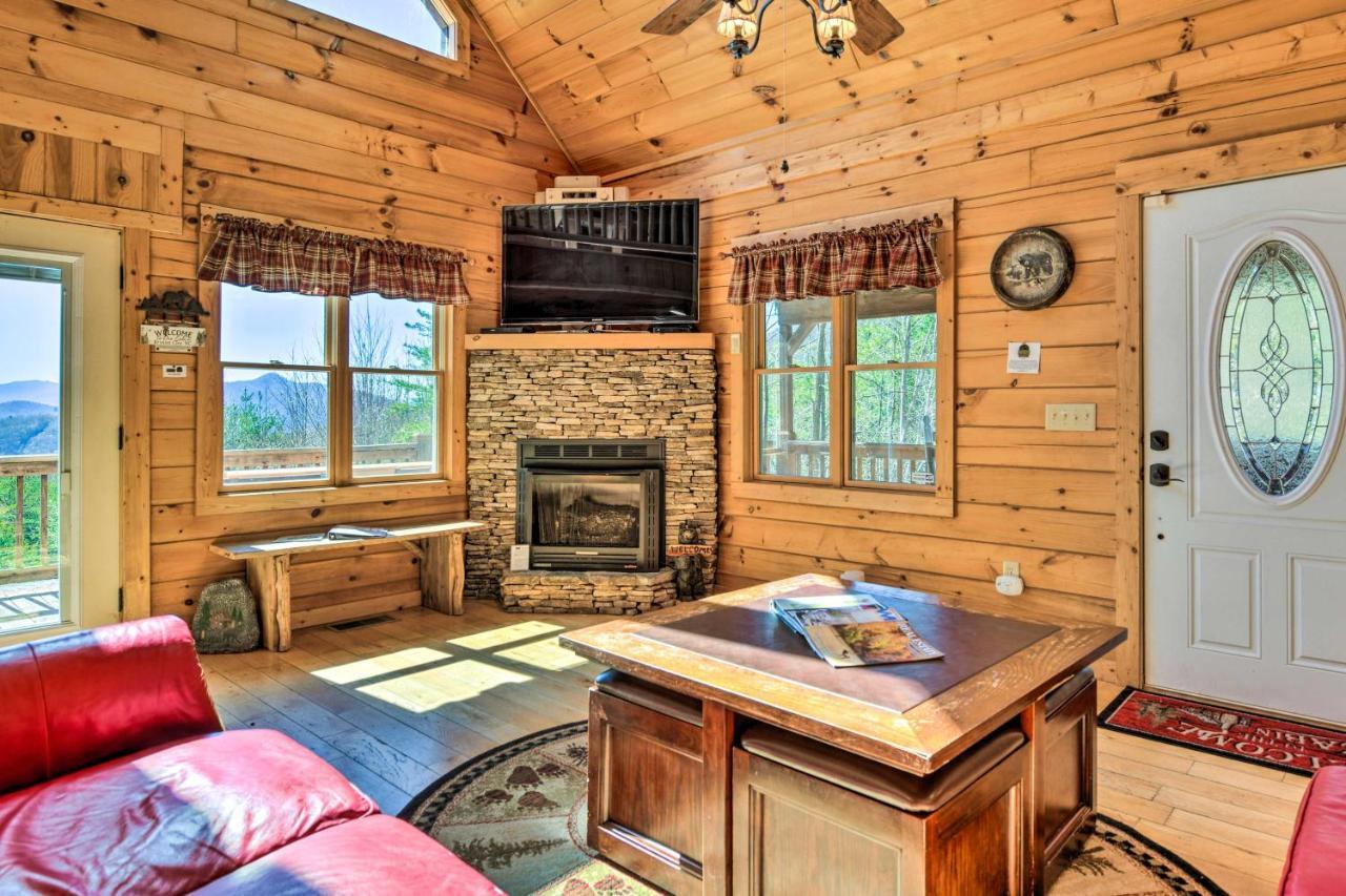Bryson City Cabin Rental With Views And Hot Tub Exteriör bild